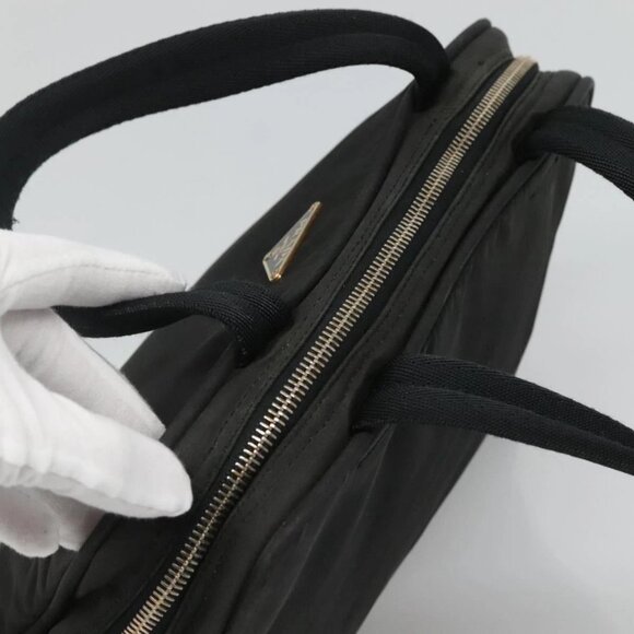 PRADA Hand Bag Nylon Black Auth - Picture 11 of 16